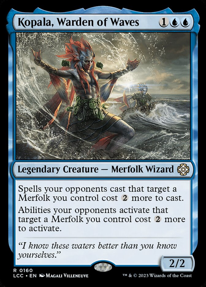 MTG Card Title: Kopala, Warden of Waves LCC/160