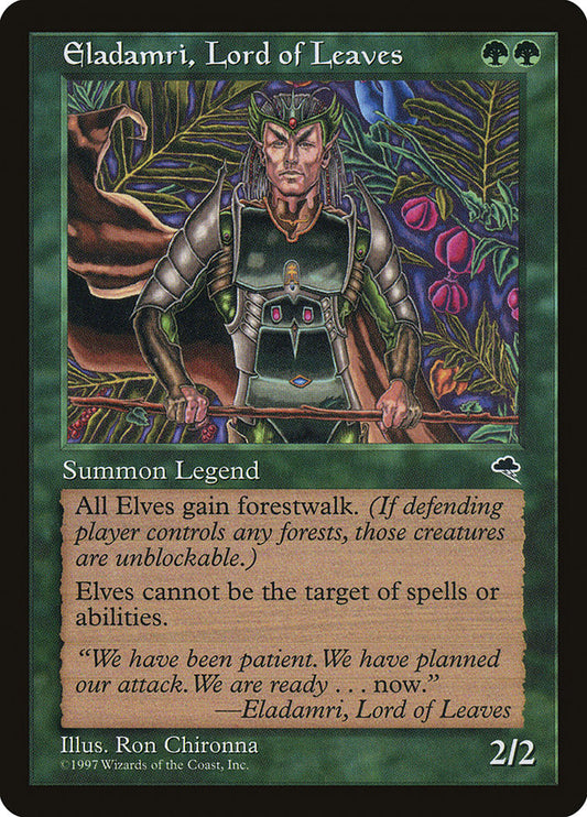 MTG Card Title: Eladamri, Lord of Leaves TMP/224