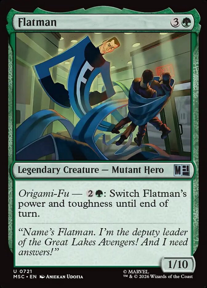 MTG Card Title: Flatman MSC/721