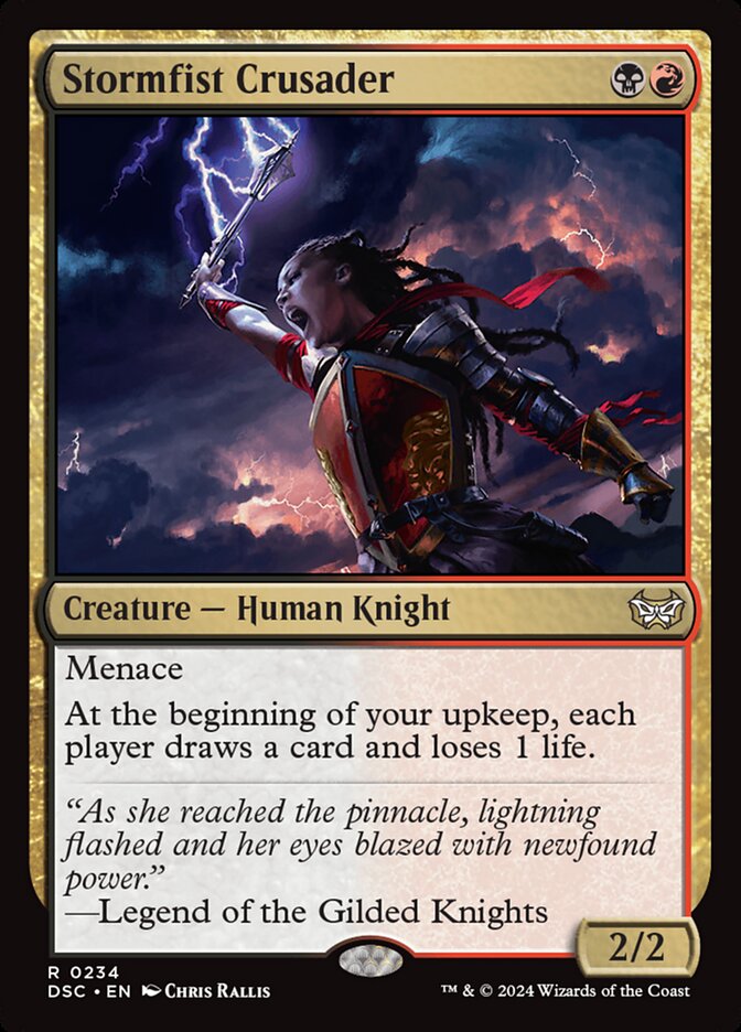 MTG Card Title: Stormfist Crusader DSC/234