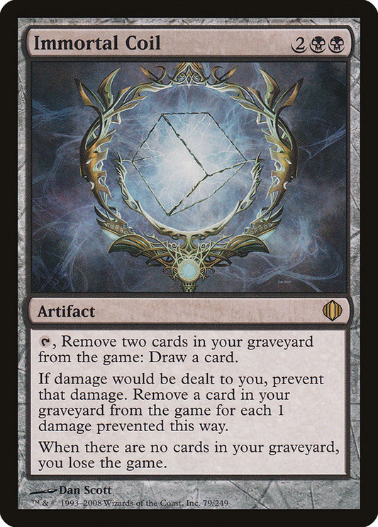 MTG Card Title: Immortal Coil ALA/79
