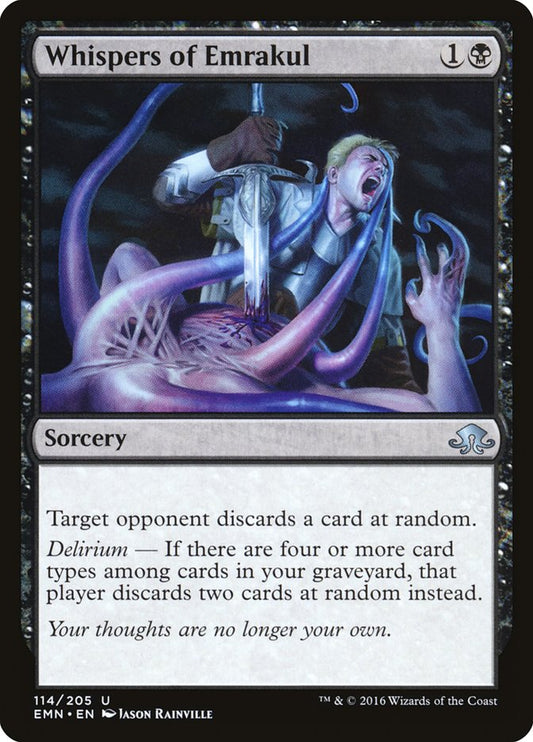 MTG Card Title: Whispers of Emrakul EMN/114