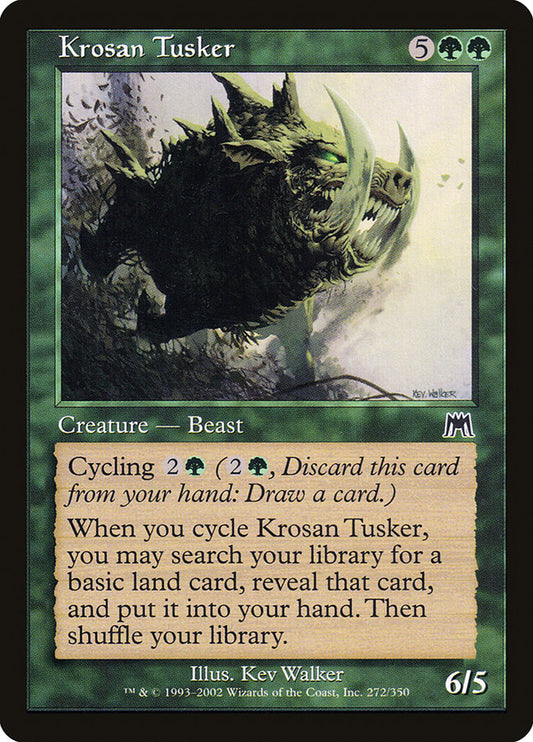 MTG Card Title: Krosan Tusker ONS/272