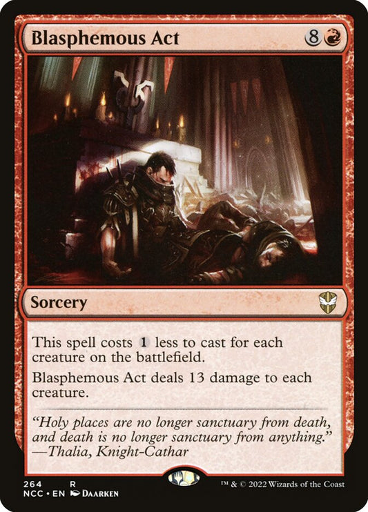 MTG Card Title: Blasphemous Act NCC/264