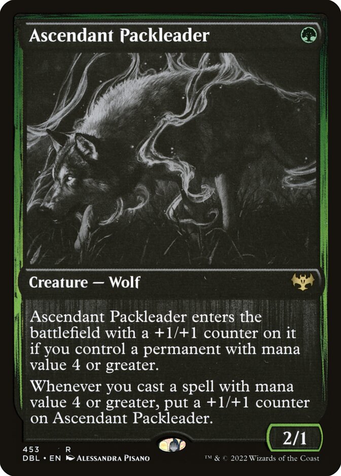 MTG Card Title: Ascendant Packleader DBL/453