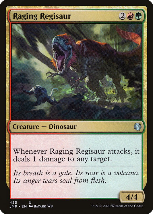 MTG Card Title: Raging Regisaur JMP/455