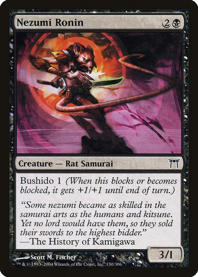 MTG Card Title: Nezumi Ronin CHK/130