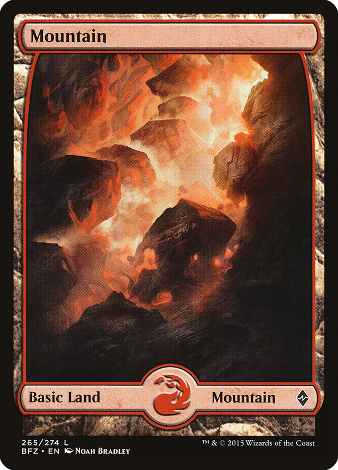 MTG Card Title: Mountain BFZ/265