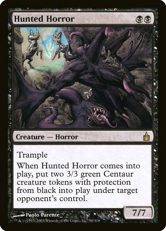 MTG Card Title: Hunted Horror RAV/90