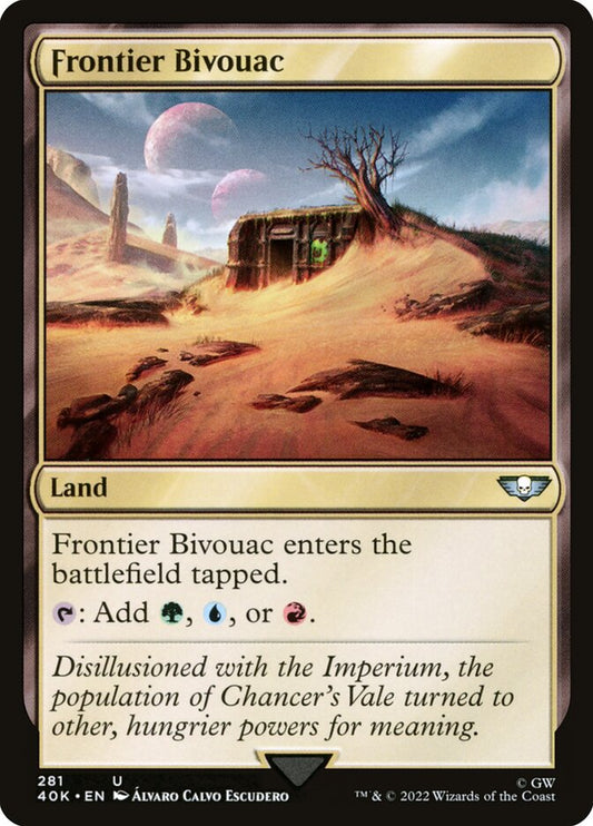 MTG Card Title: Frontier Bivouac 40K/281