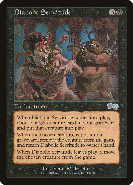 MTG Card Title: Diabolic Servitude USG/130