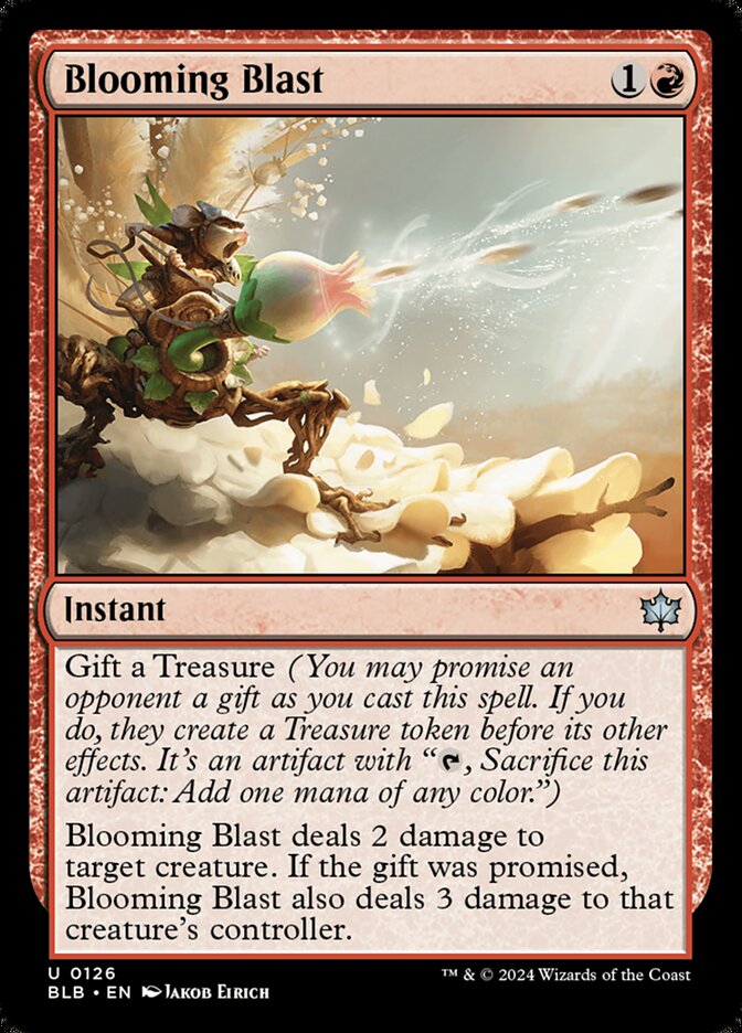 MTG Card Title: Blooming Blast BLB/126