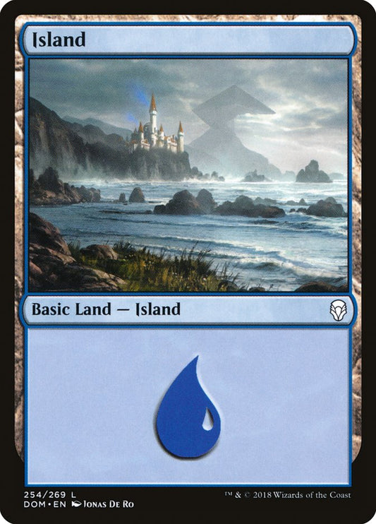 MTG Card Title: Island DOM/254