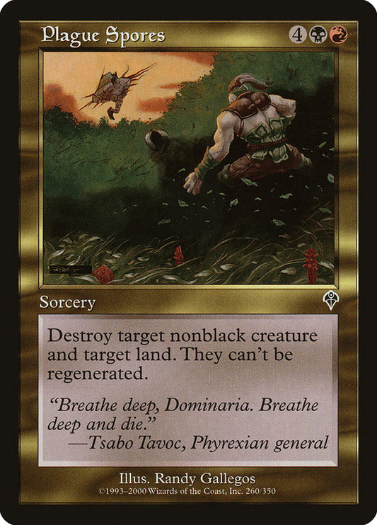 MTG Card Title: Plague Spores INV/260