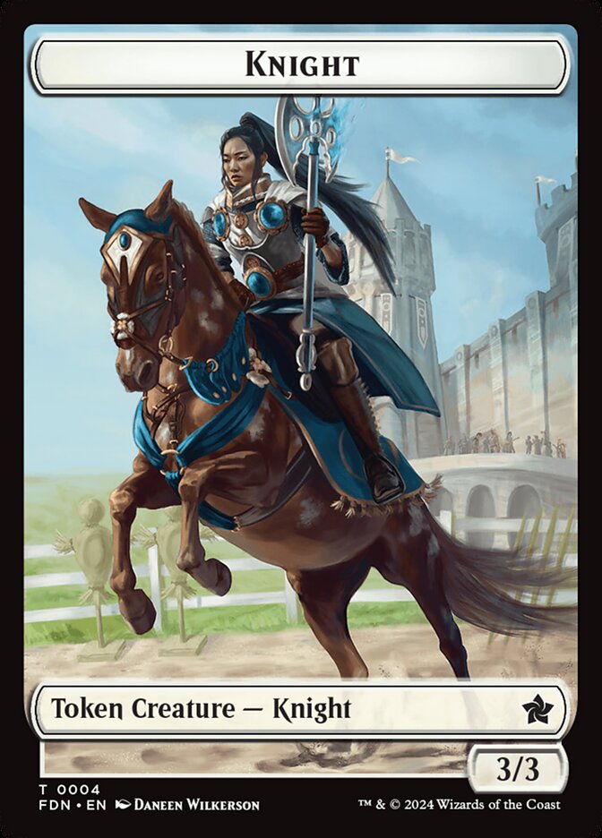MTG Card Title: Knight TFDN/4