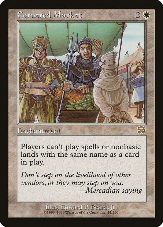 MTG Card Title: Cornered Market MMQ/14
