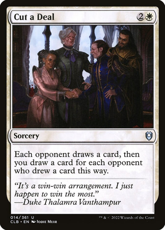 MTG Card Title: Cut a Deal CLB/14