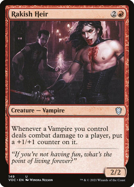 MTG Card Title: Rakish Heir VOC/149