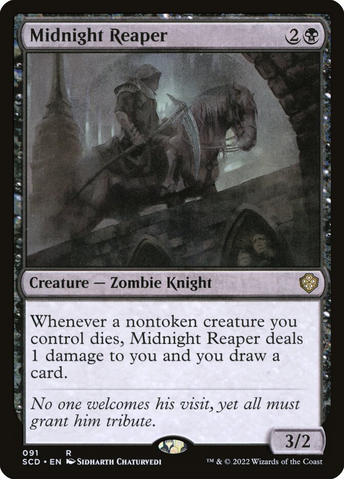 MTG Card Title: Midnight Reaper SCD/91