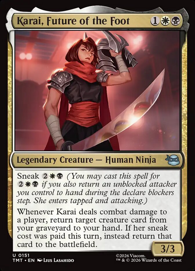 MTG Card Title: Karai, Future of the Foot TMT/151