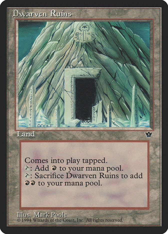 MTG Card Title: Dwarven Ruins FEM/94