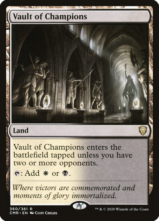 MTG Card Title: Vault of Champions CMR/360