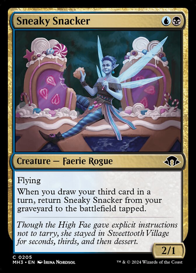 MTG Card Title: Sneaky Snacker MH3/205