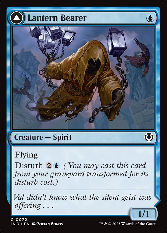 MTG Card Title: Lantern Bearer // Lanterns' Lift INR/72