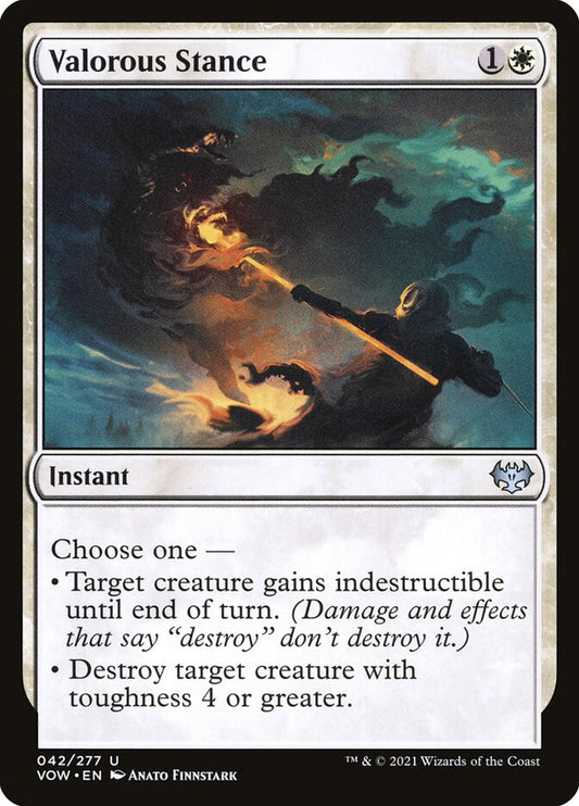 MTG Card Title: Valorous Stance VOW/42