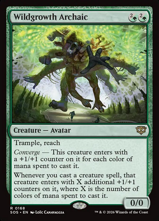 MTG Card Title: Wildgrowth Archaic SOS/168