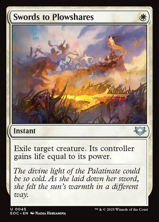 MTG Card Title: Swords to Plowshares EOC/45