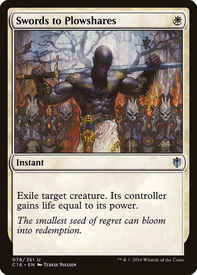 MTG Card Title: Swords to Plowshares C16/78