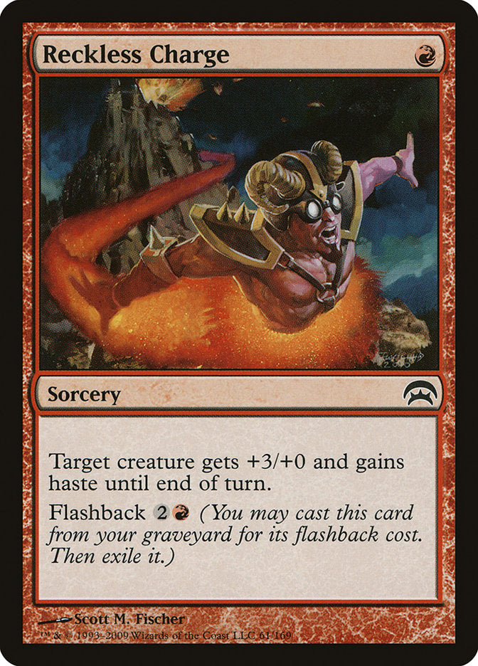 MTG Card Title: Reckless Charge HOP/61