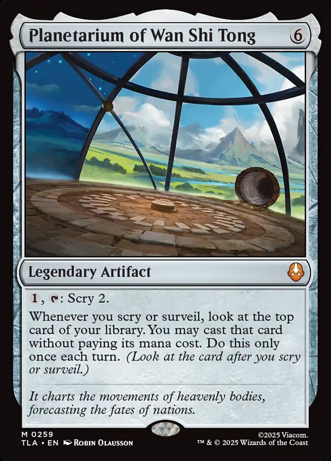 MTG Card Title: Planetarium of Wan Shi Tong TLA/259