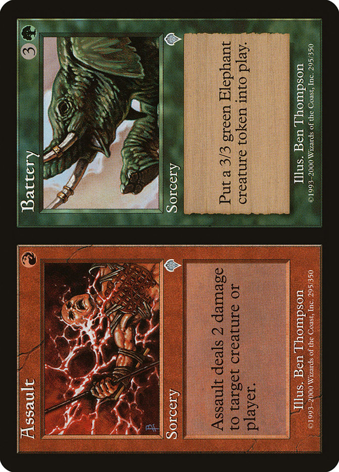 MTG Card Title: Assault // Battery INV/295