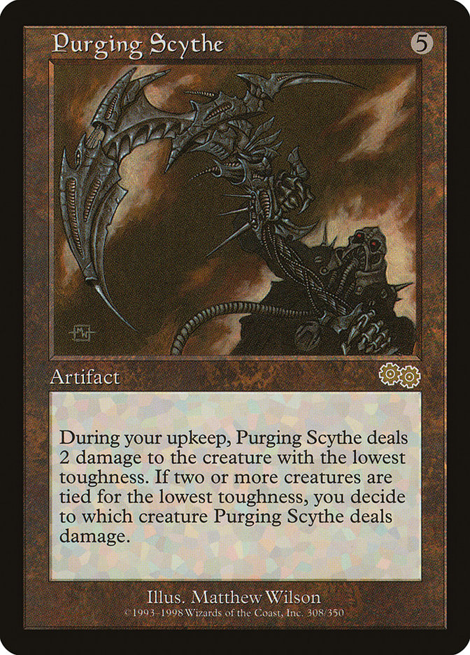 MTG Card Title: Purging Scythe USG/308