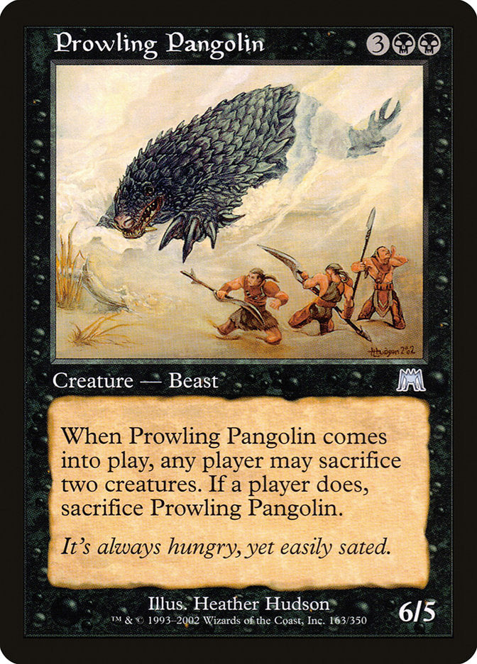 MTG Card Title: Prowling Pangolin ONS/163