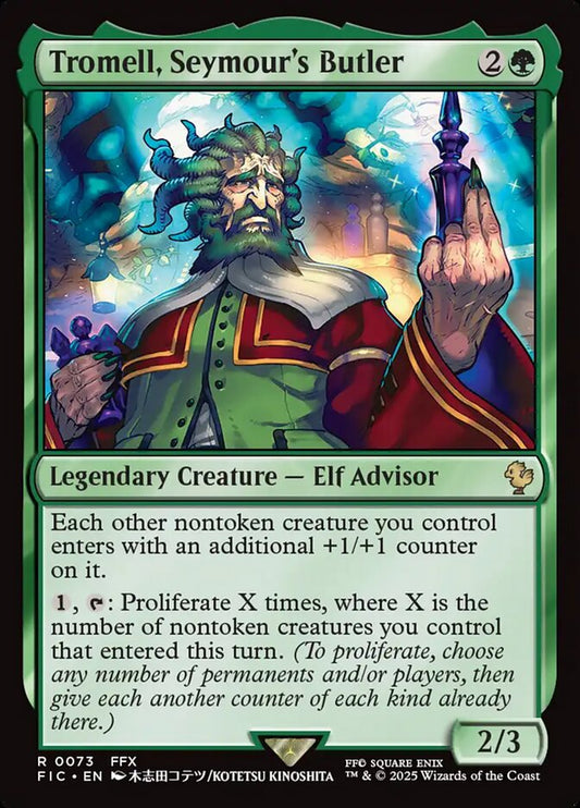 MTG Card Title: Tromell, Seymour's Butler FIC/73