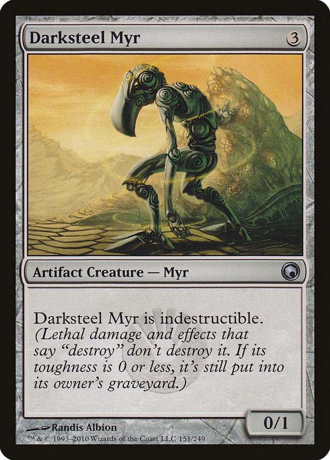 MTG Card Title: Darksteel Myr SOM/151