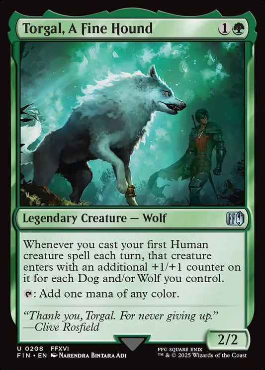 MTG Card Title: Torgal, A Fine Hound FIN/208