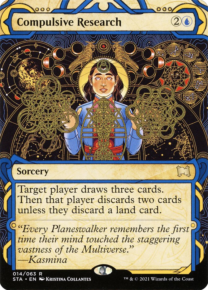 MTG Card Title: Compulsive Research STA/14