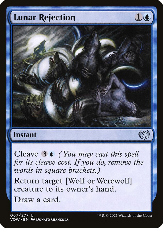 MTG Card Title: Lunar Rejection VOW/67