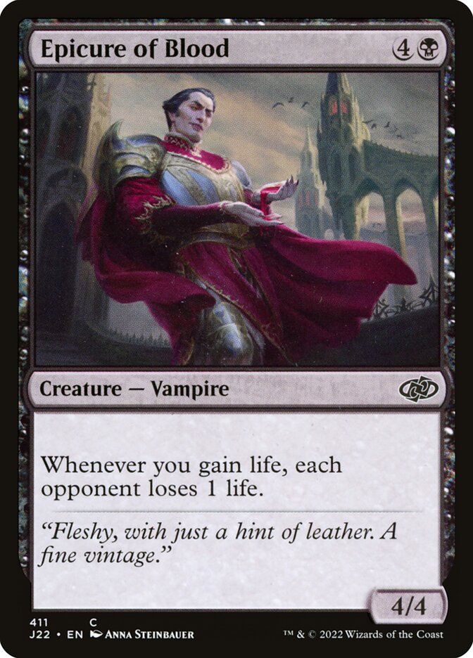 MTG Card Title: Epicure of Blood J22/411