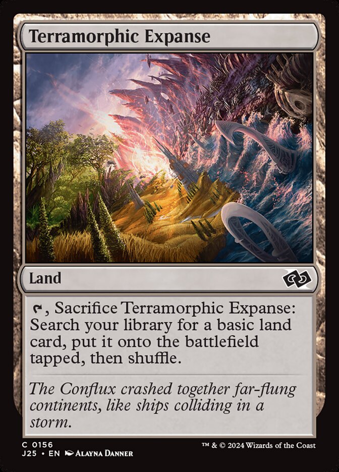 MTG Card Title: Terramorphic Expanse J25/156