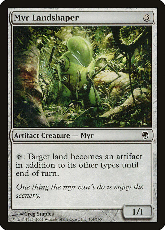 MTG Card Title: Myr Landshaper DST/131