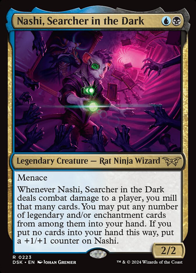 MTG Card Title: Nashi, Searcher in the Dark DSK/223