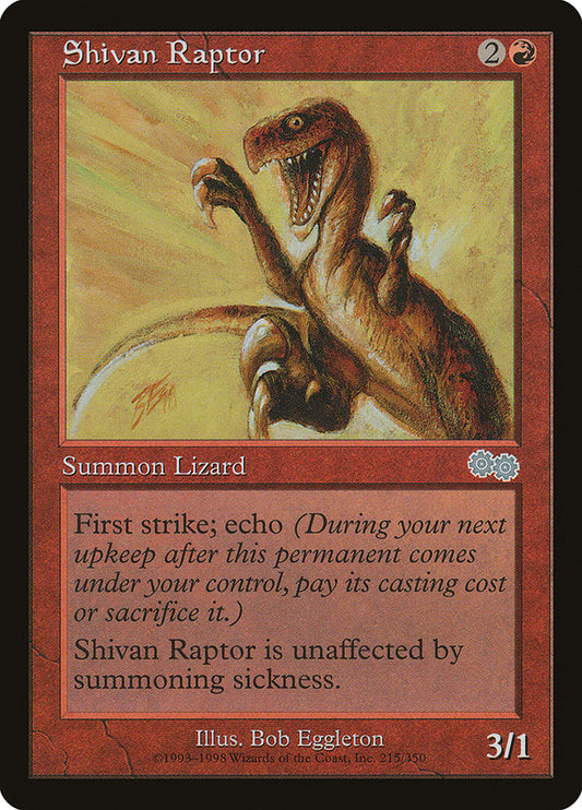 MTG Card Title: Shivan Raptor USG/215