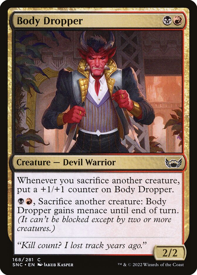 MTG Card Title: Body Dropper SNC/168