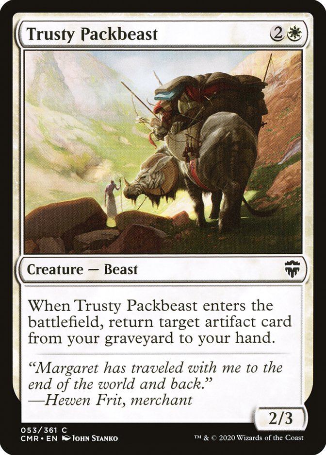 MTG Card Title: Trusty Packbeast CMR/53