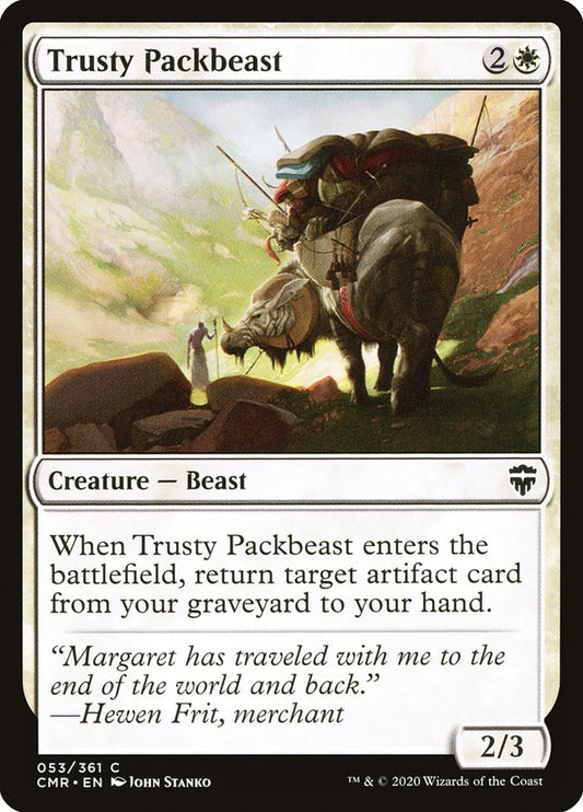 MTG Card Title: Trusty Packbeast CMR/53